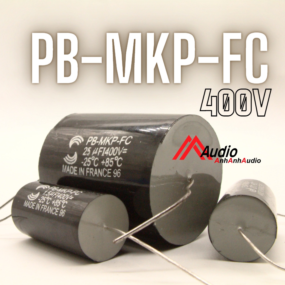 Tụ 1.5 uf pb-mkp phân tần loa 400v giá 1 cái , tụ phân tần nhiều đủ thông số