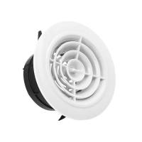 GAOSU 75-200mm Round Air Vent Extract Valve Adjustable White Ducting Ventilation Cover Exhaust Hood Plastic Air Vent Extract Valve Grille Kitchen Bath