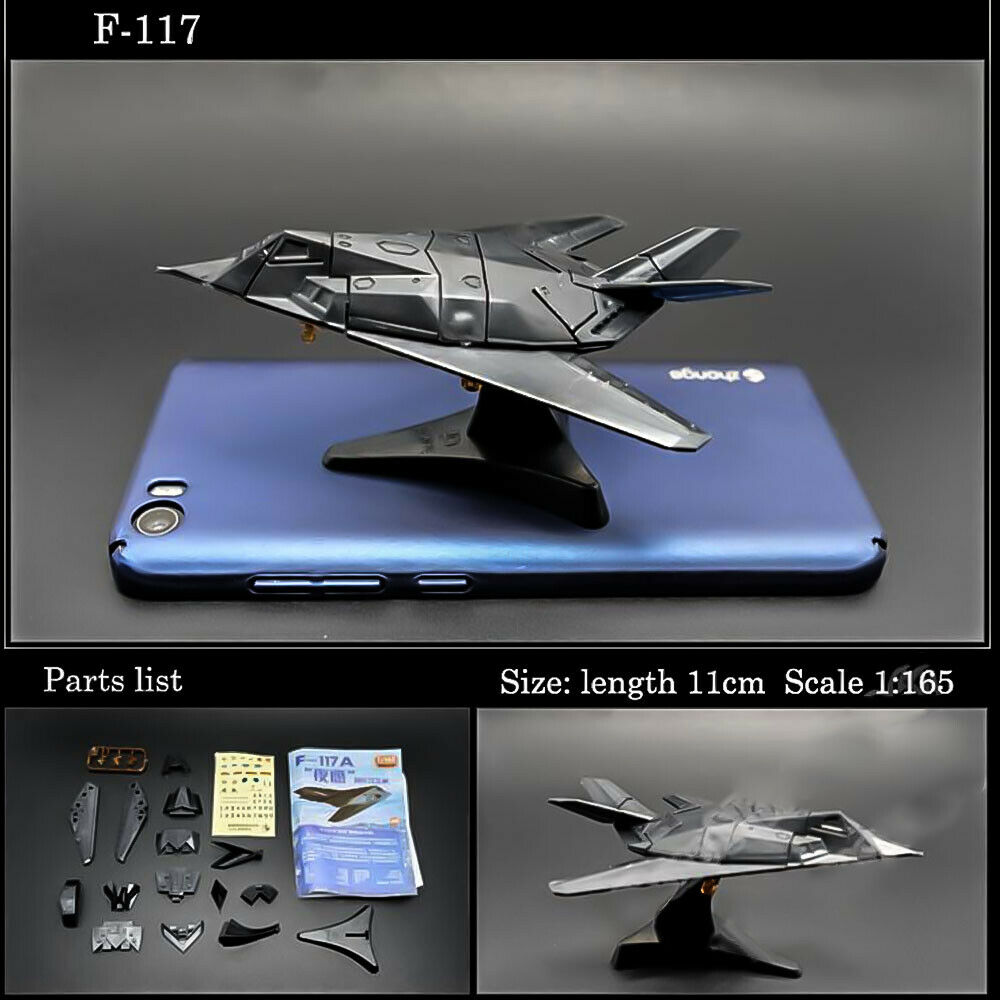4D Assembly Airplane Helicopter Model SR-71 AH-64 F-16 F-22 F