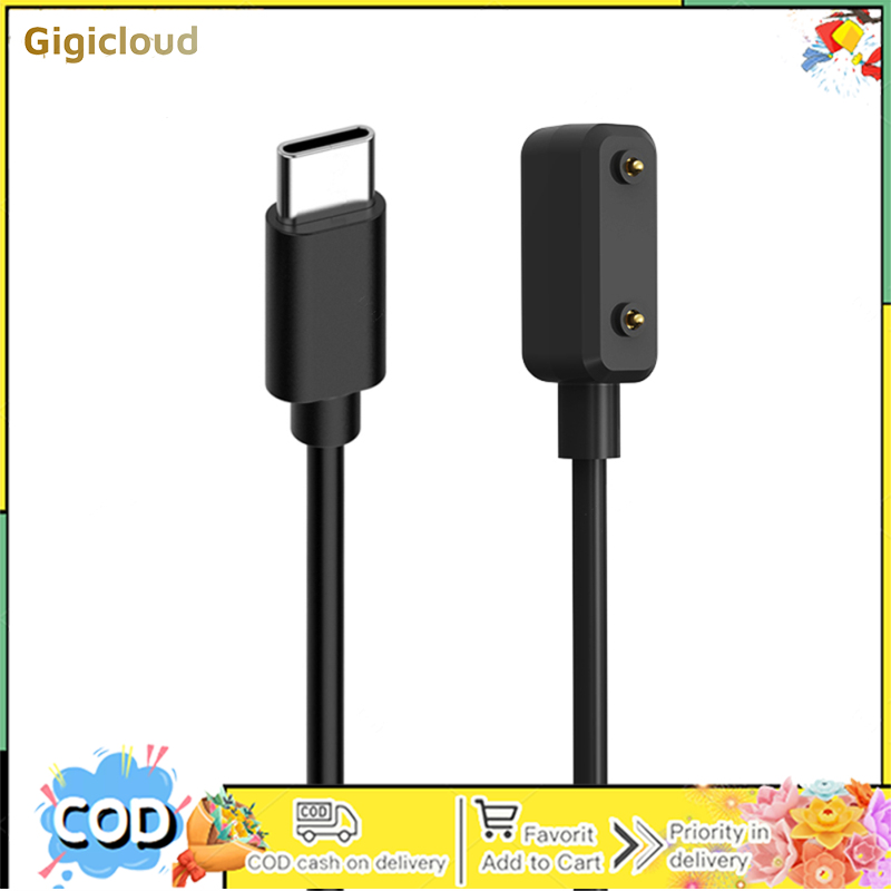 USB C Watch Charging Cable Magnetic Smart Watch PD Fast Charger Cord 39.37Inches/100CM Watch Charging Cable PVC Watch Cable Compatible For Galaxy Fit 3 R390 Smart Bracelet ราคา 42 บาท*ส่งฟรี