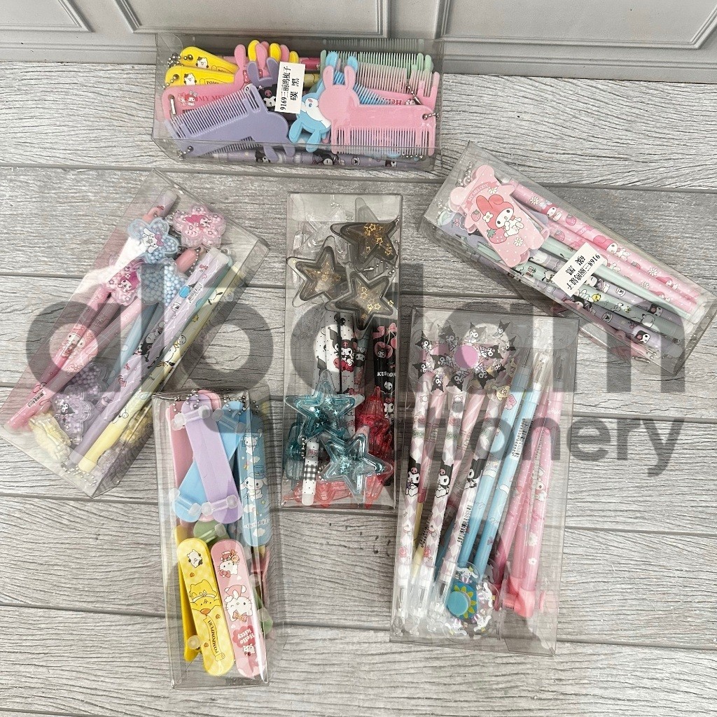 AlQolam SELUSIN ( 12 PCS ) Gel Pen Pulpen Gel Gantungan Boneka Lucu Fancy