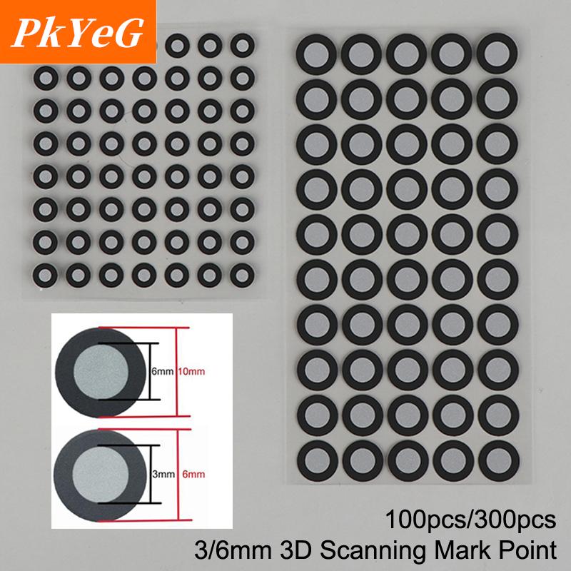 [COD] PkYeG TOOL 100 300ชิ้น3x6มม. 6X10มม. จุดสแกน3D สำหรับ Creality CR-Scan Raptor otter ferret Pro เครื่องสแกน3D ราคา 55 บาท*ส่งฟรี