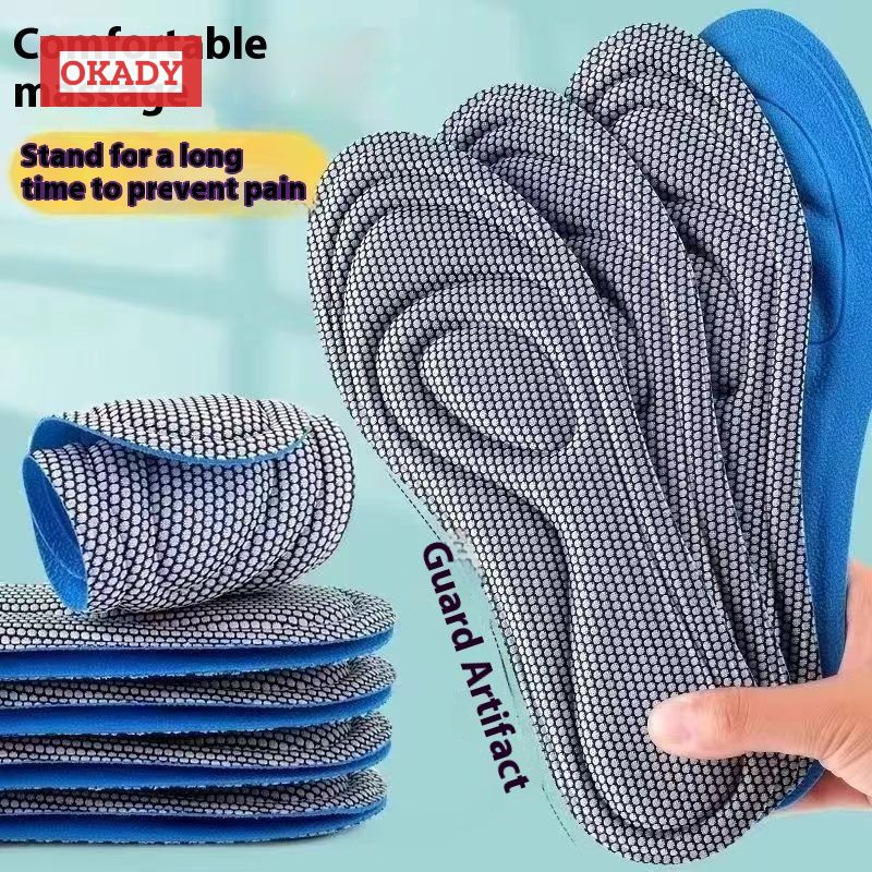 Comfortable Massage Insoles for Long Standing with Odor Control ราคา 12 บาท*ส่งฟรี