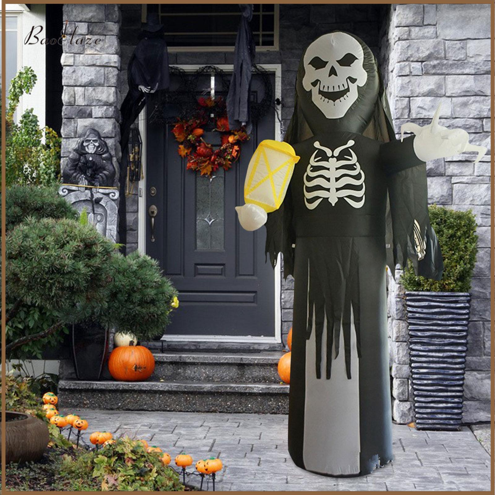 Halloween Decorations Skeleton Scary Decorative Portable Durable Halloween Decoration for Club Pathway Glowing Patio Backyard ราคา 2,893 บาท*ส่งฟรี