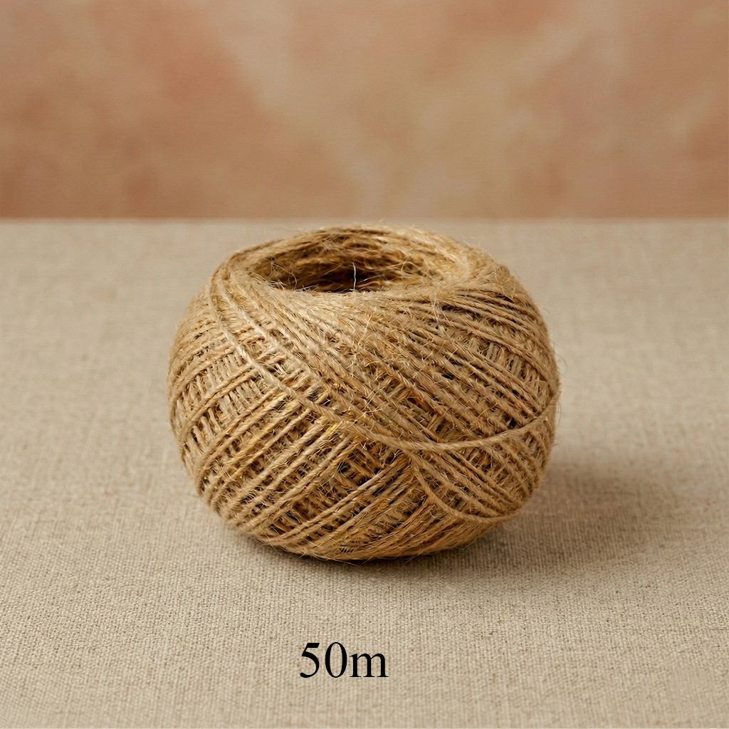 DIY Crafts Jute Rope Wrapping Decoration Tali Guni Jut Kraf Tangan Pembungkus Hiasan Wrapping
