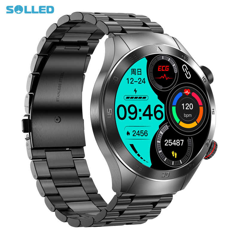E800 Smart Watch 1.43" AMOLED Screen Fitness Smartwatch ECG Heart Rate Blood Glucose Sleep Monitor Watches For Men Women ราคา 3,037 บาท*ส่งฟรี