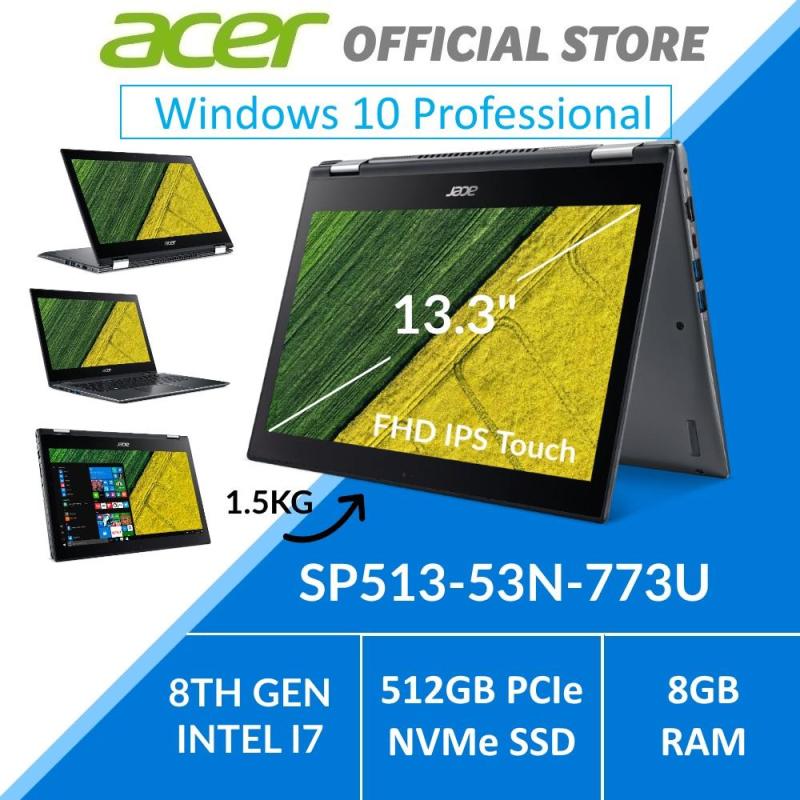 Acer Spin 5 SP513-53N-773U 13.3-Inch Intel i7 Convertible Laptop - Windows 10 Pro