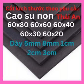 Tấm lót bể cá - cao su non màu đen 60x80,60x60,60x40,60x30,60x20 đủ độ dày, chống thấm, chống rung, chống nứt đáy bể cá