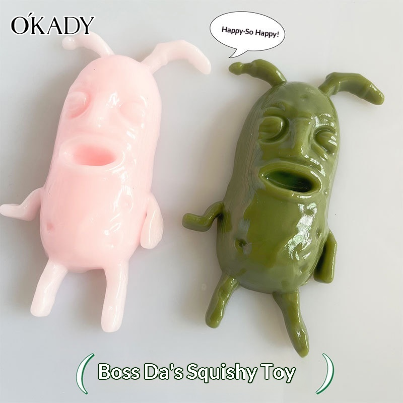 OKADY Cute Squishy Toy with Slow Rebound Effect for Stress Relief and Fun Play ราคา 31 บาท*ส่งฟรี
