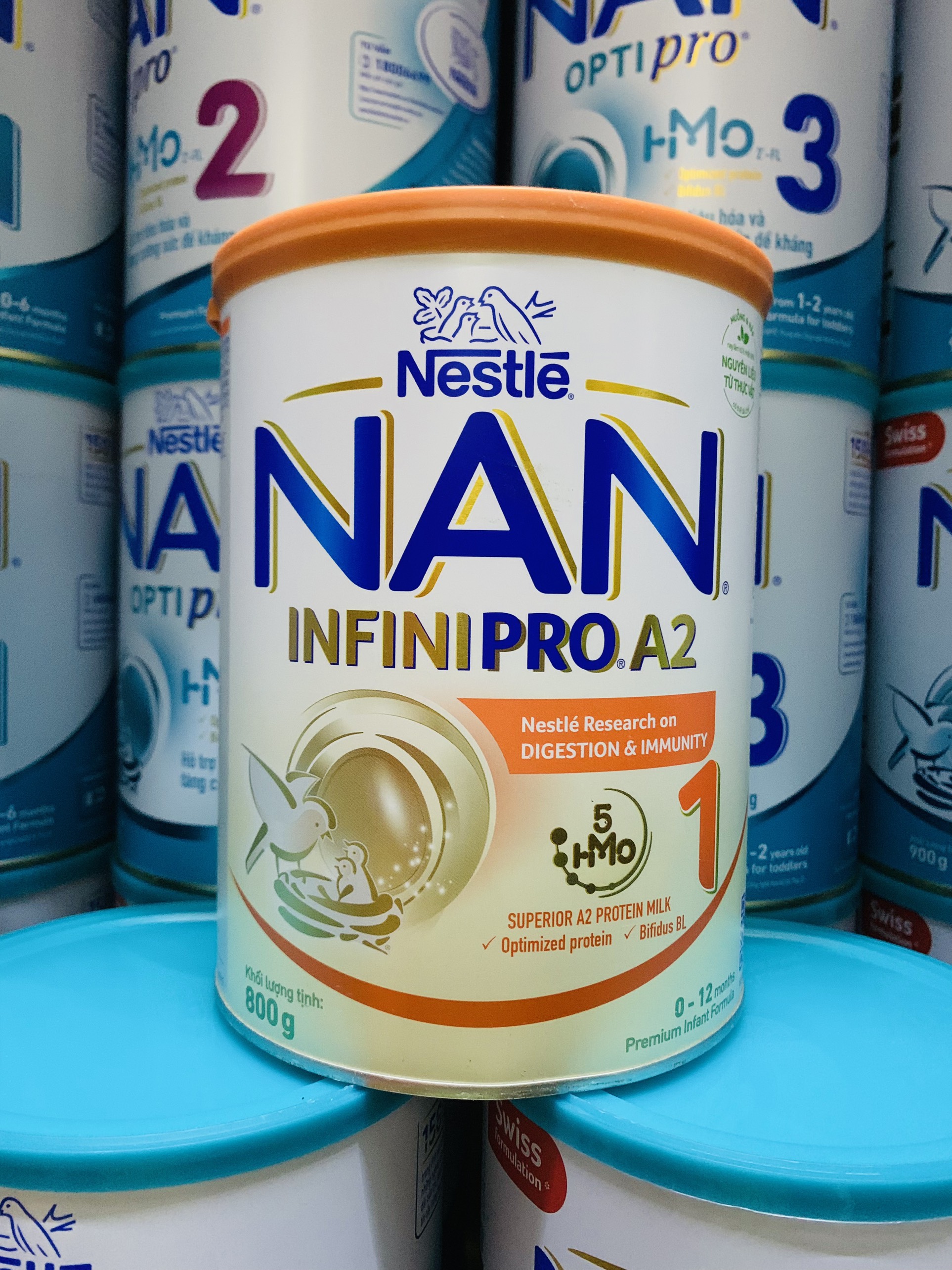 Sữa bột Nan InfiniPro A2 số 1 800g