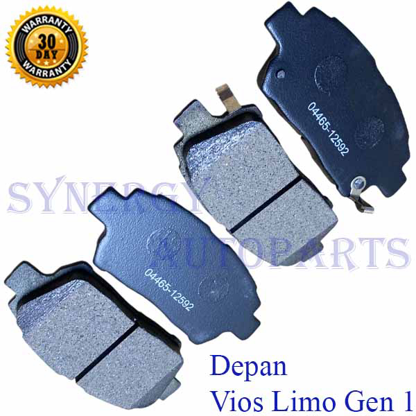 Toyota Vios limo brake pad Gen 1 front-10005467 Harga 64,900 rupiah*Gratis Ongkir
