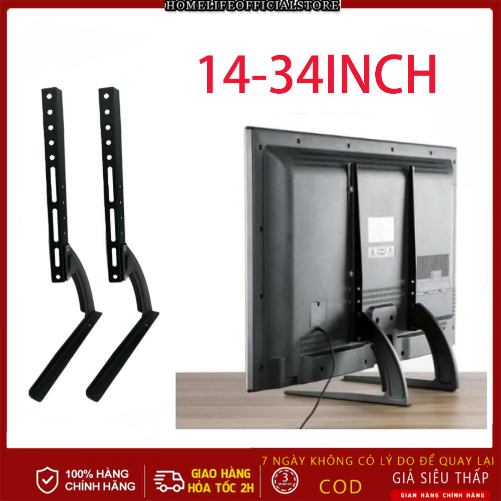 Chân đế TV để bàn cho tất cả các loại tivi từ 14-43 inch Samsung LG Sony TCL Panasonic Sharp vv