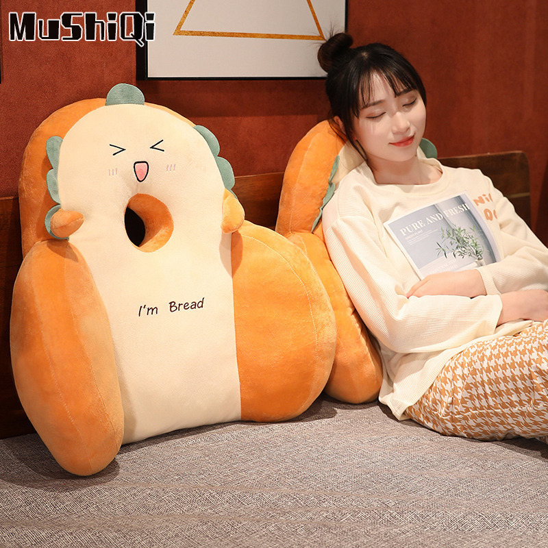 MUSHIQI Gối, lưng lớn, đệm đầu giường, ghế sofa, gối, giường ký túc xá, đọc sách, bảo vệ eo, gối, nam và nữ
