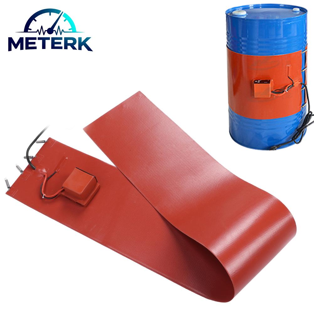 Meterk แผ่นความร้อนแบบ Barrel Band ซิลิโคนเครื่องทำความร้อนถังถังอุณหภูมิคงที่ 2000W สำหรับอุตสาหกรรมเคมี ราคา 5,552 บาท*ส่งฟรี