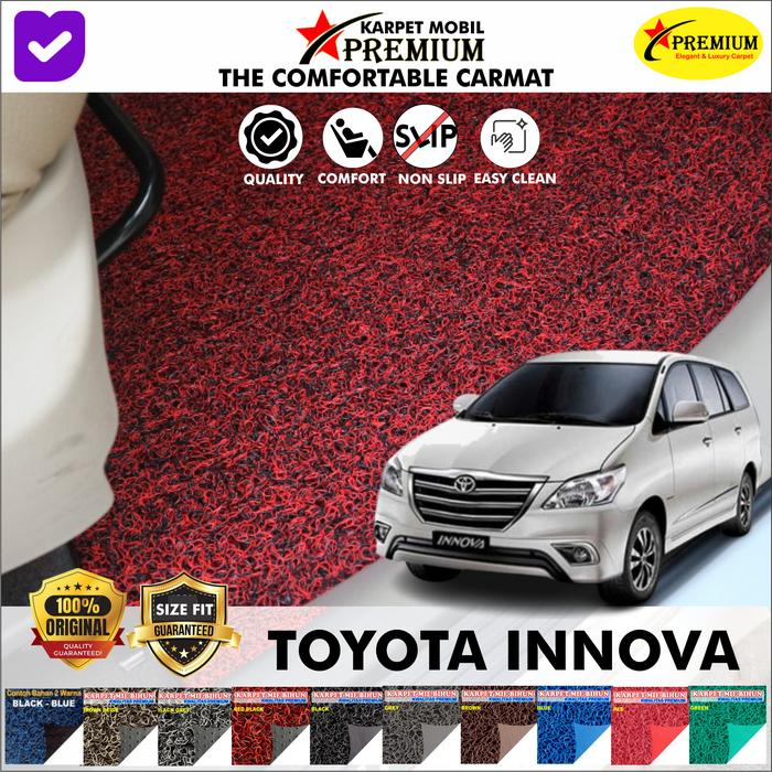 KARPET MOBIL MIE PREMIUM INNOVA NON BAGASI 1 WARNA-Sukses Gemilang21 Harga 1,171,857 rupiah*Gratis Ongkir