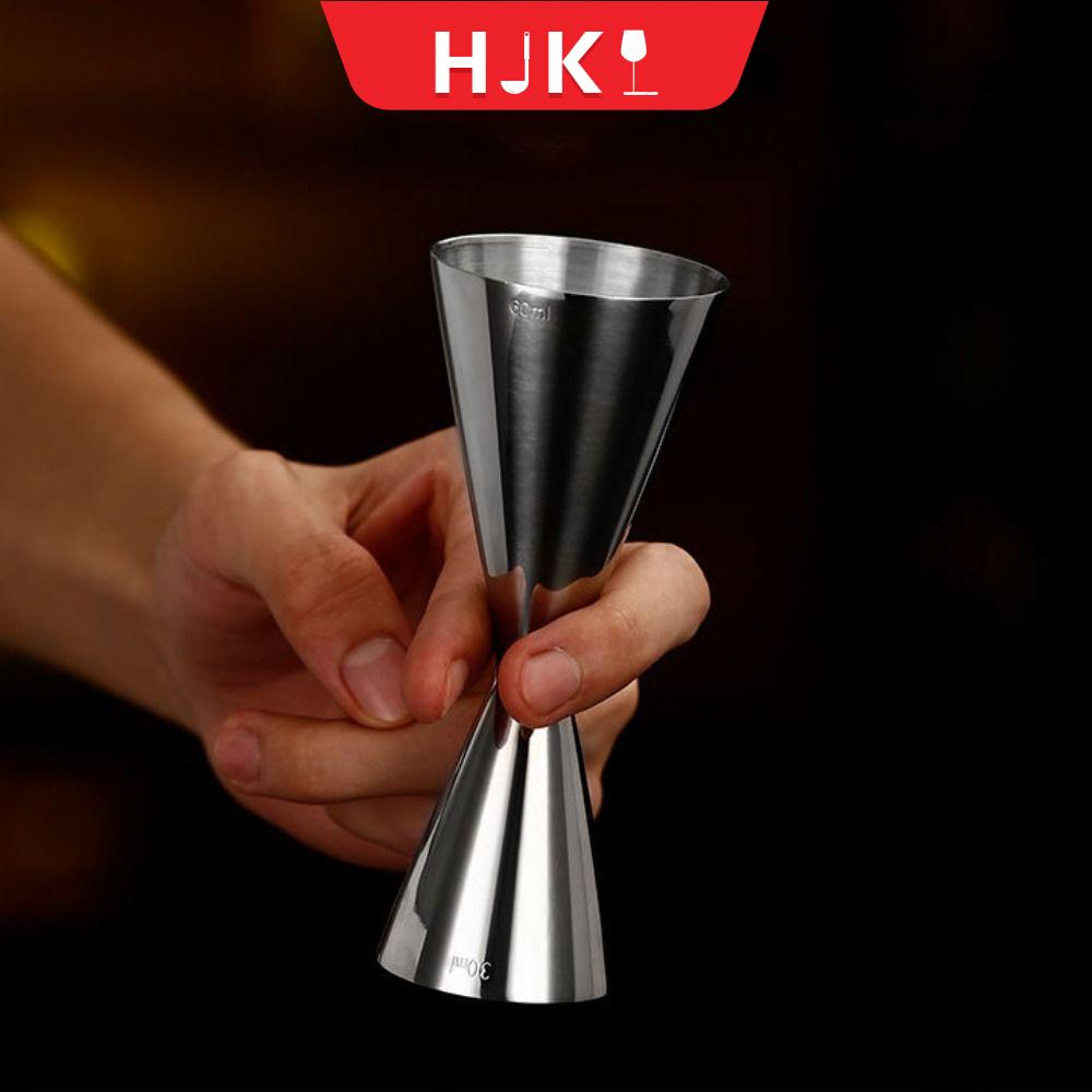 HJKL 30/45ml Ly  Đánh bóng Thép không gỉ Bắn kép Đồ dùng nhà bếp Bề  nhẵn Cốc đo  Nhân viên pha chế