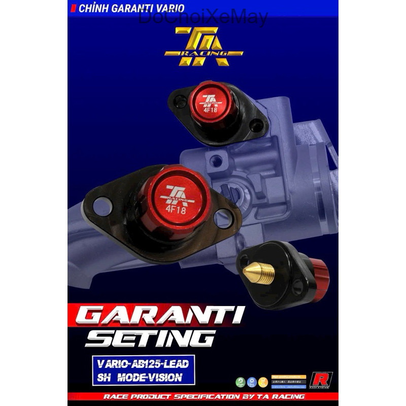 Chỉnh Garanti Vario Click Airblade Vision Sh các đời 125 150 160  TA Racing Đài Loan