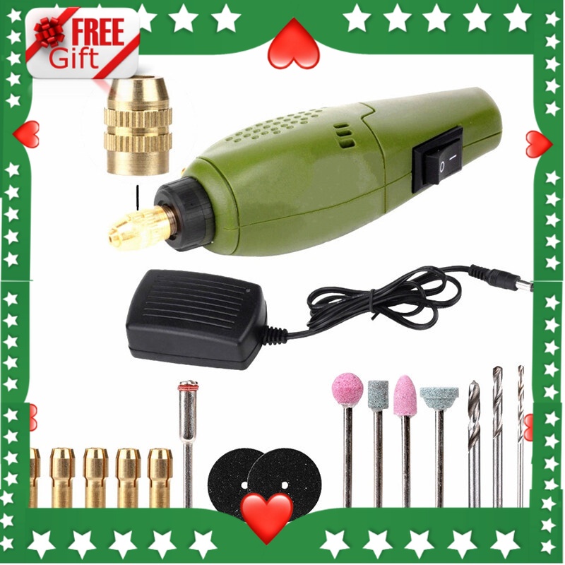 18V Electric Grinder Mini Drill Dremel Grinding Set DC Dremel