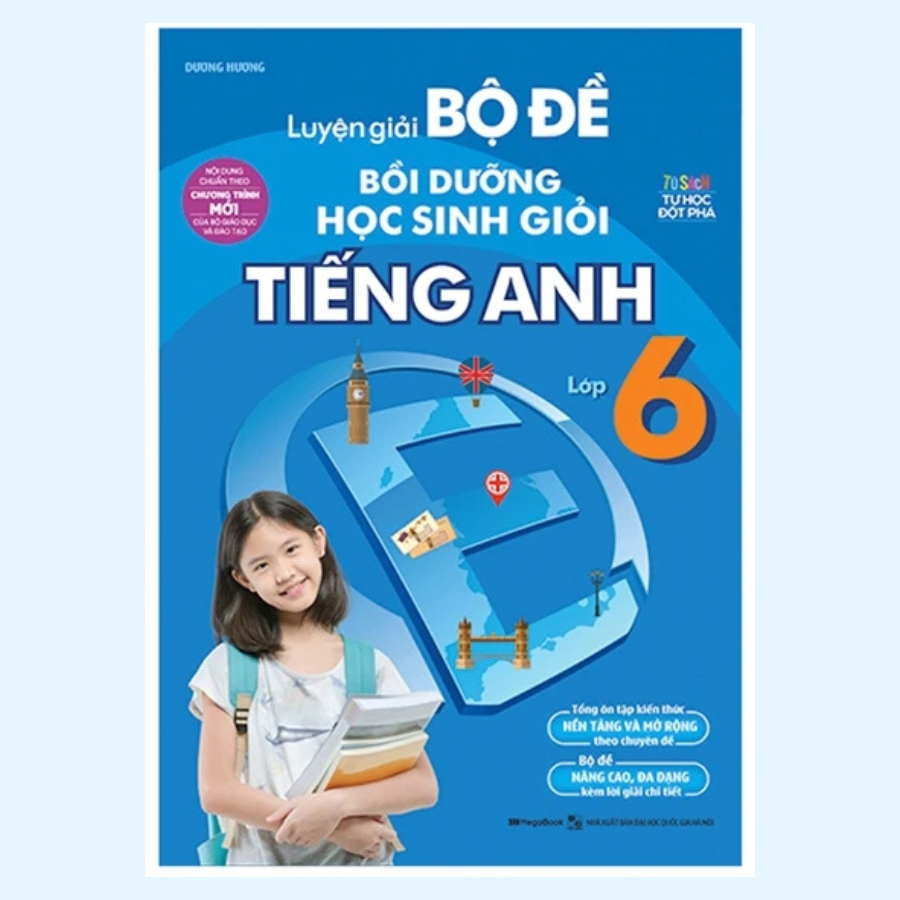 Sách - Luyện Giải Bộ Đề Bồi Dưỡng Học Sinh Giỏi Tiếng Anh Lớp 6 (MGB)