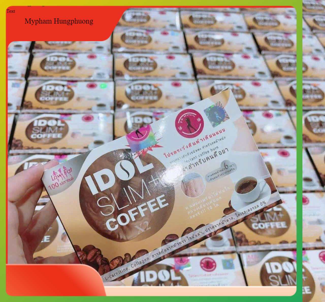 Cà phê giảm cân Idol Slim + Coffee X2 Thái Lan chính hãng