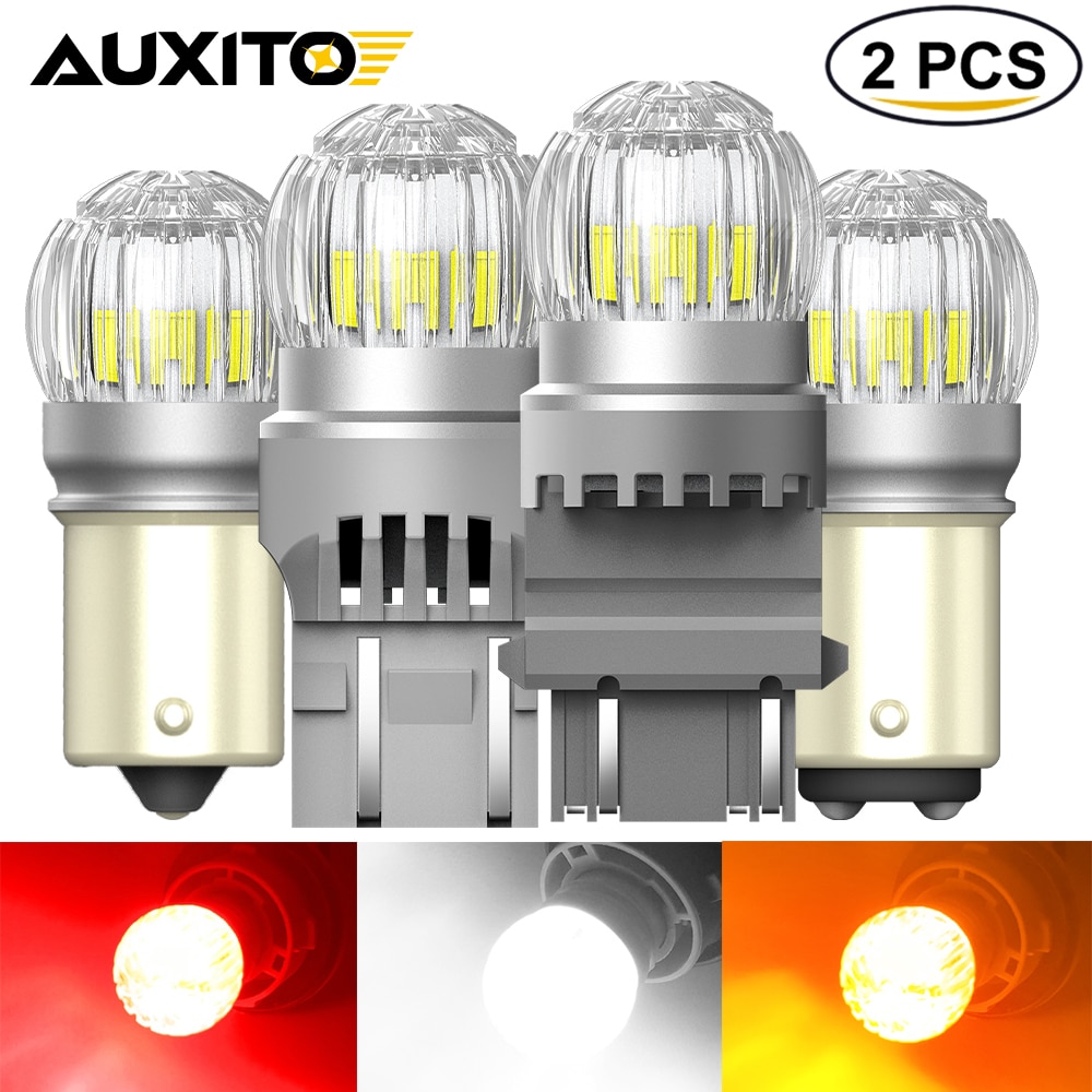 LED Car Lights Bulb  MAXGTRS - 2× 1156 BA15S P21W T20 7440 W21W PY21W T25  3156 P27W LED Bulbs CANBUS No Error Turn Signal Hyper Flash Light Built-in  Resistor Lamp — maxgtrs