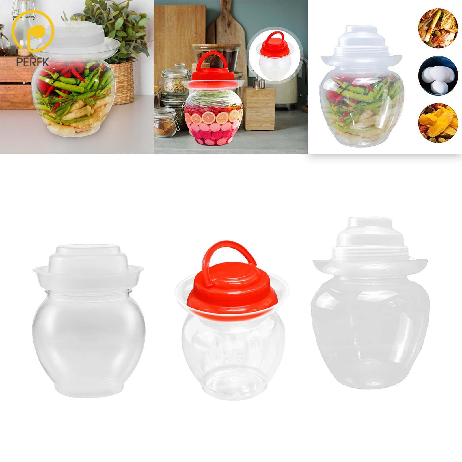 Kimchi Jar Pickle Jar Fermentation Crock Household Sichuan Cooking Clear Chinese Stable Sauerkraut Jar Fermenting Jar ราคา 845 บาท*ส่งฟรี