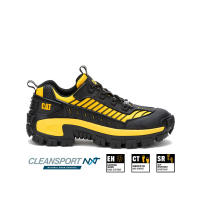 Caterpillar Mens Invader Mecha Composite Toe Work Shoes - Black/Cat Yellow (P91691M) Safety Shoes Medium Fit