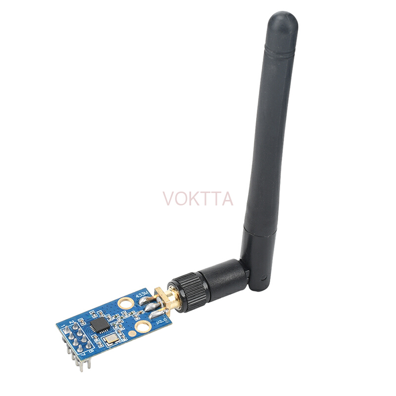 Công nghiệp CC1101 433MHz Máy thu phát RF Module-Tầm xa dữ liệu không dây liên kết với Bên ngoài/ăng