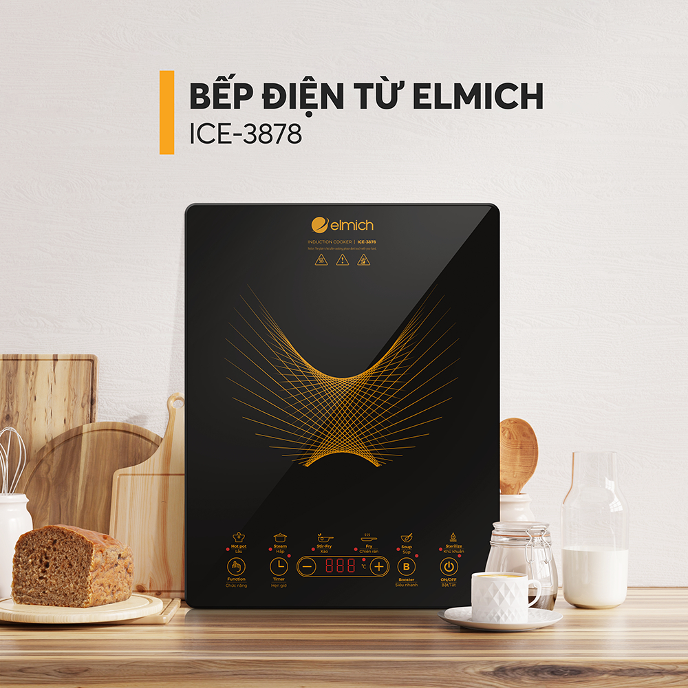 Bếp điện từ Elmich ICE-3877OL/3878