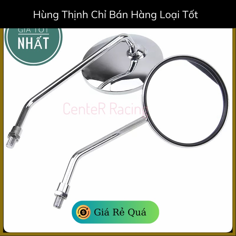 Bộ gương chiếu hậu tròn inox hàng đẹp xịn