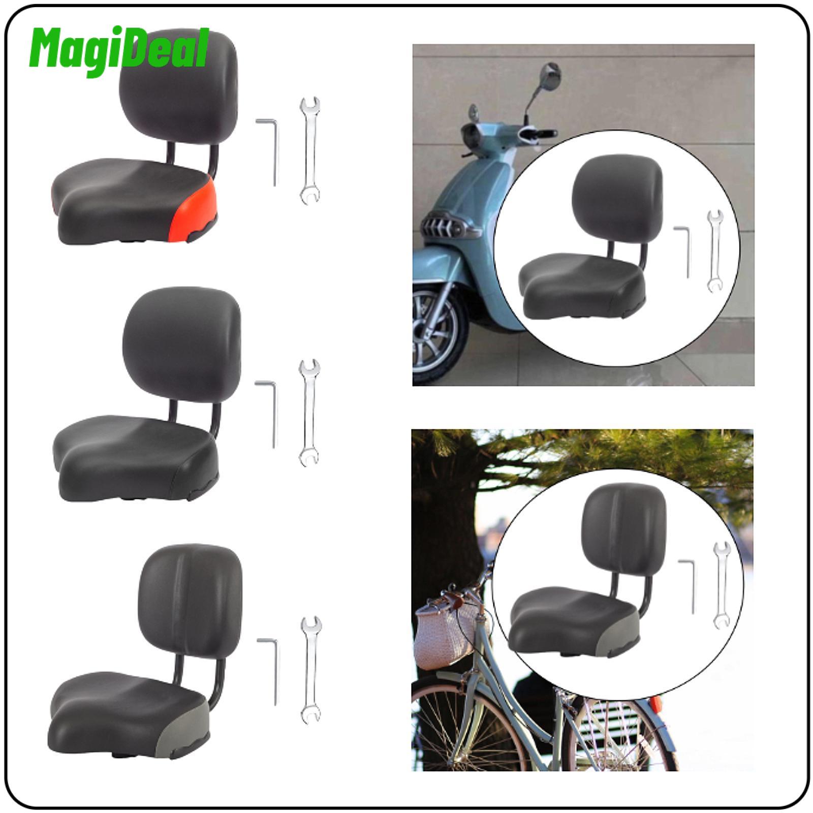Bike Seat with Backrest Bicycle Rear Seat Cycling Easy to Install Travel Tricycle Bicycle Saddle Bike Saddle ราคา 3,029 บาท*ส่งฟรี
