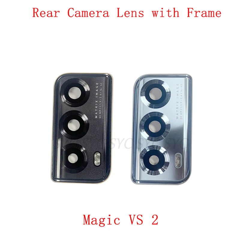 Back Camera with Frame Holder Cover For Honor Magic VS 2 Rear Camera Frame Repair Parts