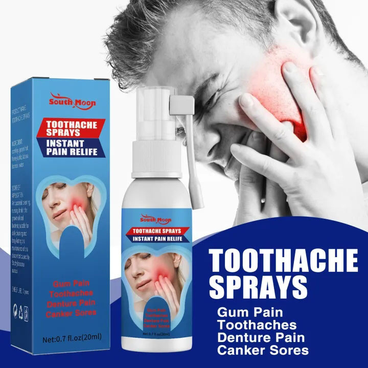 Xịt chống sâu răng Xịt Giảm Đau, Ê Buốt Răng, Ngăn Ngừa Sâu Răng, Giúp Hơi Thở Thơm Mát /Toothache Spray 20ml