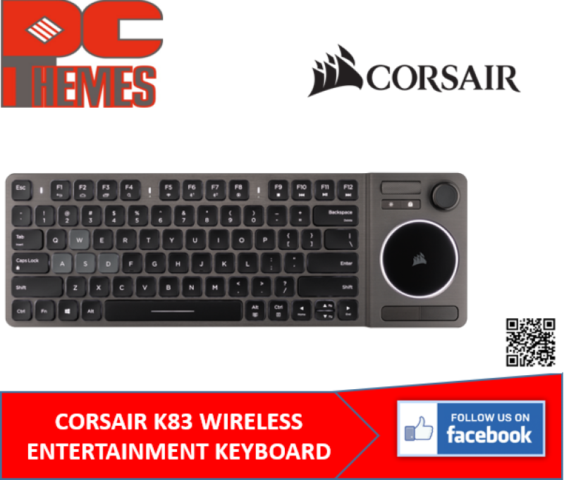 CORSAIR K83 WIRELESS ENTERTAINMENT KEYBOARD Singapore