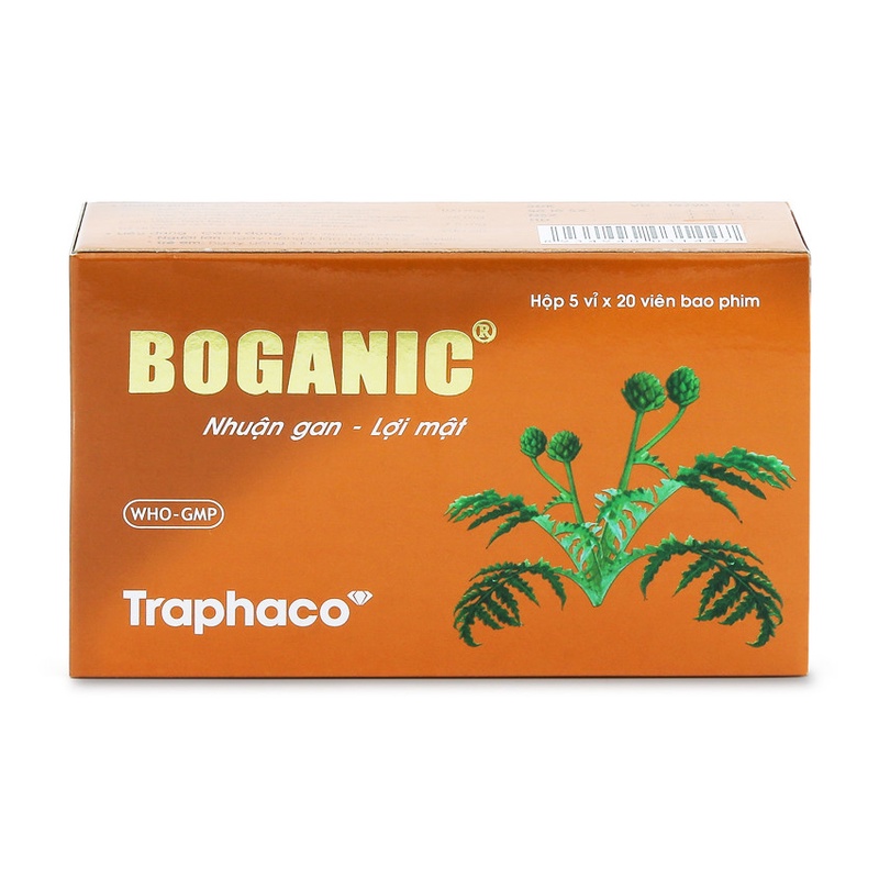 Bổ gan Boganic Traphaco hỗ trợ giảm suy giảm chức năng gan 100 viên dạng bao phim