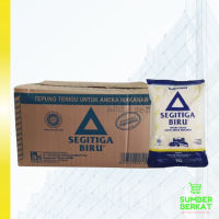 1 Dus Tepung Terigu Segitiga Biru 1kg 12 Pcs