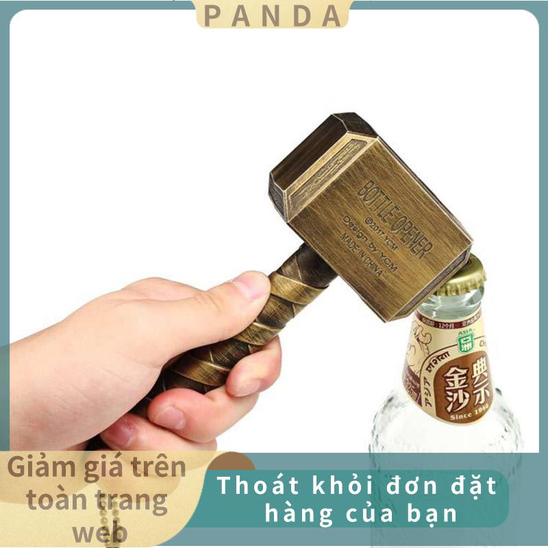 PANDA 1 cái dụng cụ mở chai bia búa đóng chai tay cầm bia hình Thor dụng cụ mở chai bia