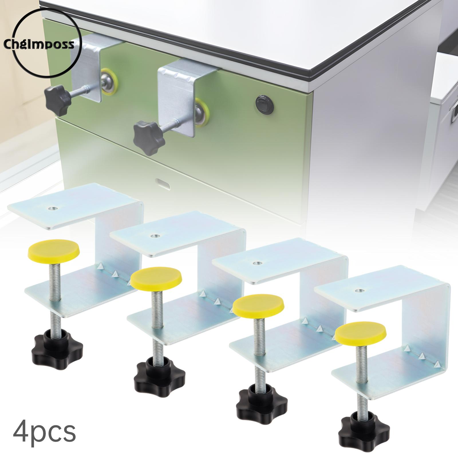 ChgImposs 4pcs Universal Jig Clamp Cabinet Installation Clamp Woodworking Drawer Installation Fixing Clip ราคา 280 บาท*ส่งฟรี