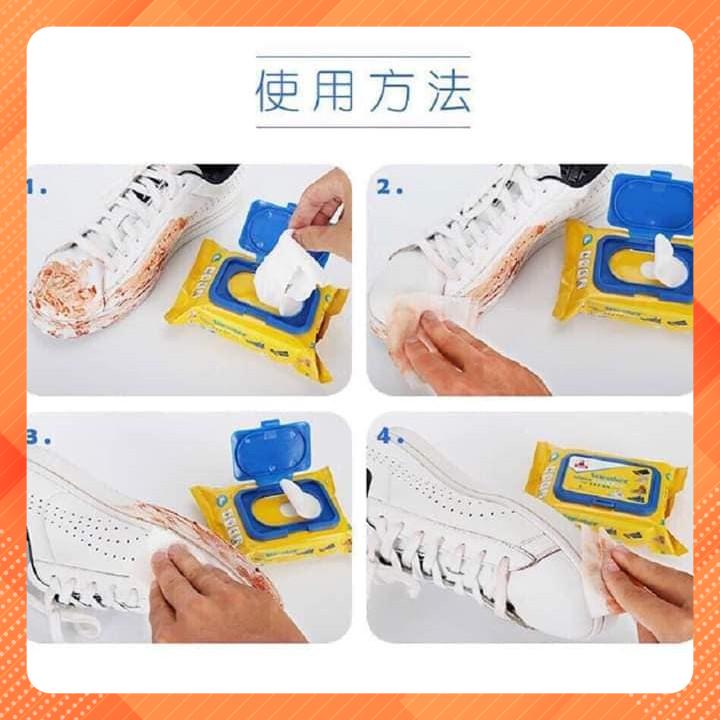 Giấy lau giầy sneaker mẫu mới