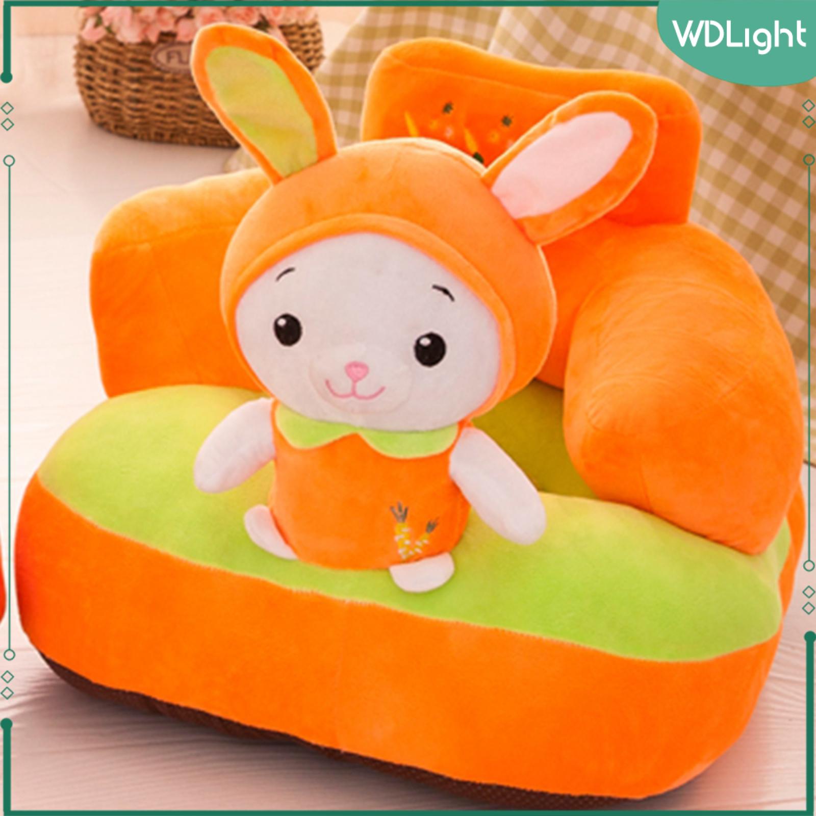 WDLight Cartoon Baby Sofa Cover Washable Learning Sitting Animal School for Infants - 4