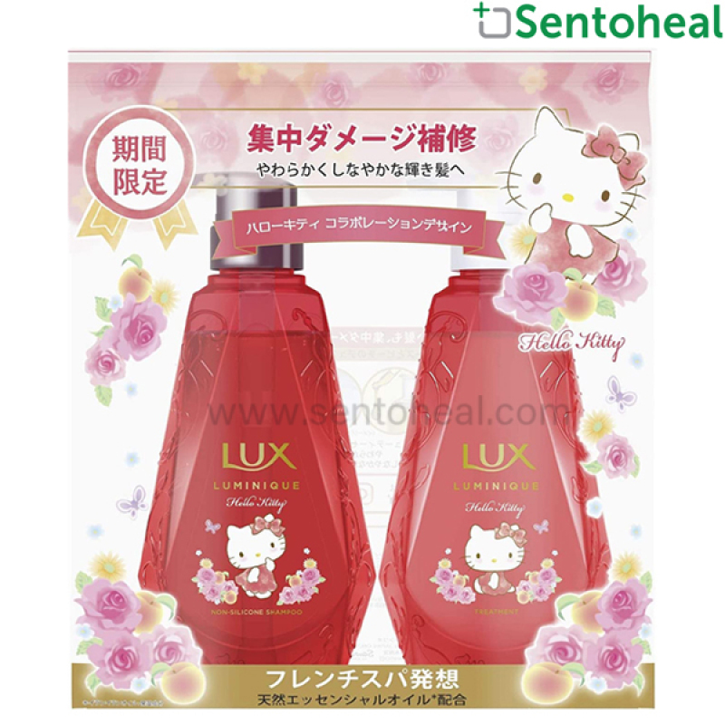 Buy Lux x SANRIO Luminique Damage Repair Shampoo 450g + Conditioner 450g Singapore