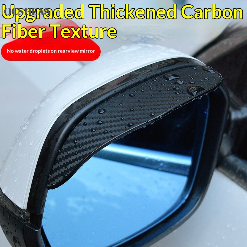 OCSHEAN Upgraded Thick Carbon Fiber Pattern Car Side Mirror Rain Visor, Anti-Drip Water Repellent Design for Clear Visibility Giá 17,000 Đồng*Miễn phí vận chuyển