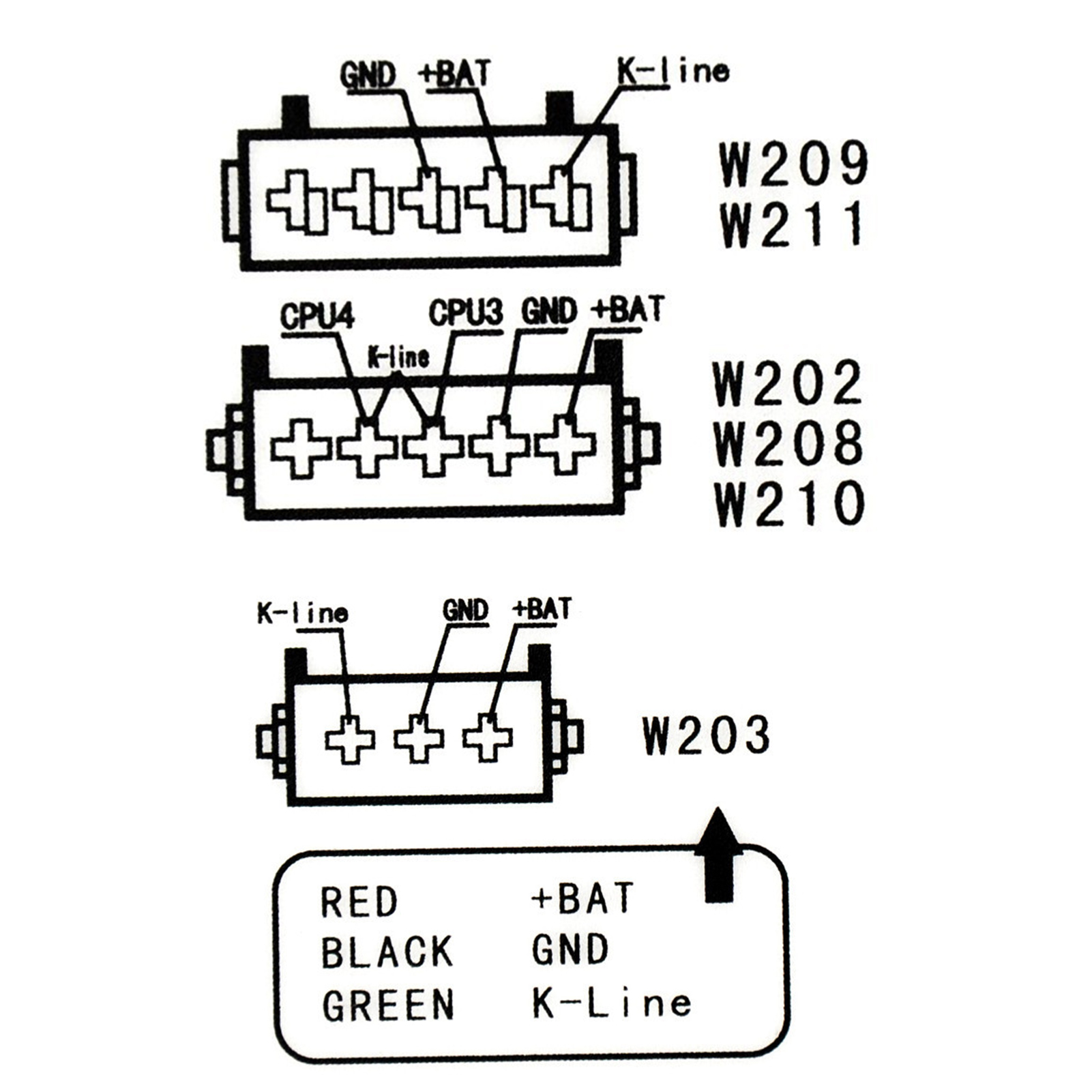 Cho Mb ESL giả lập mô phỏng Phụ kiện phù hợp cho Mercedes EIS w202 w210 w203 w208 W211