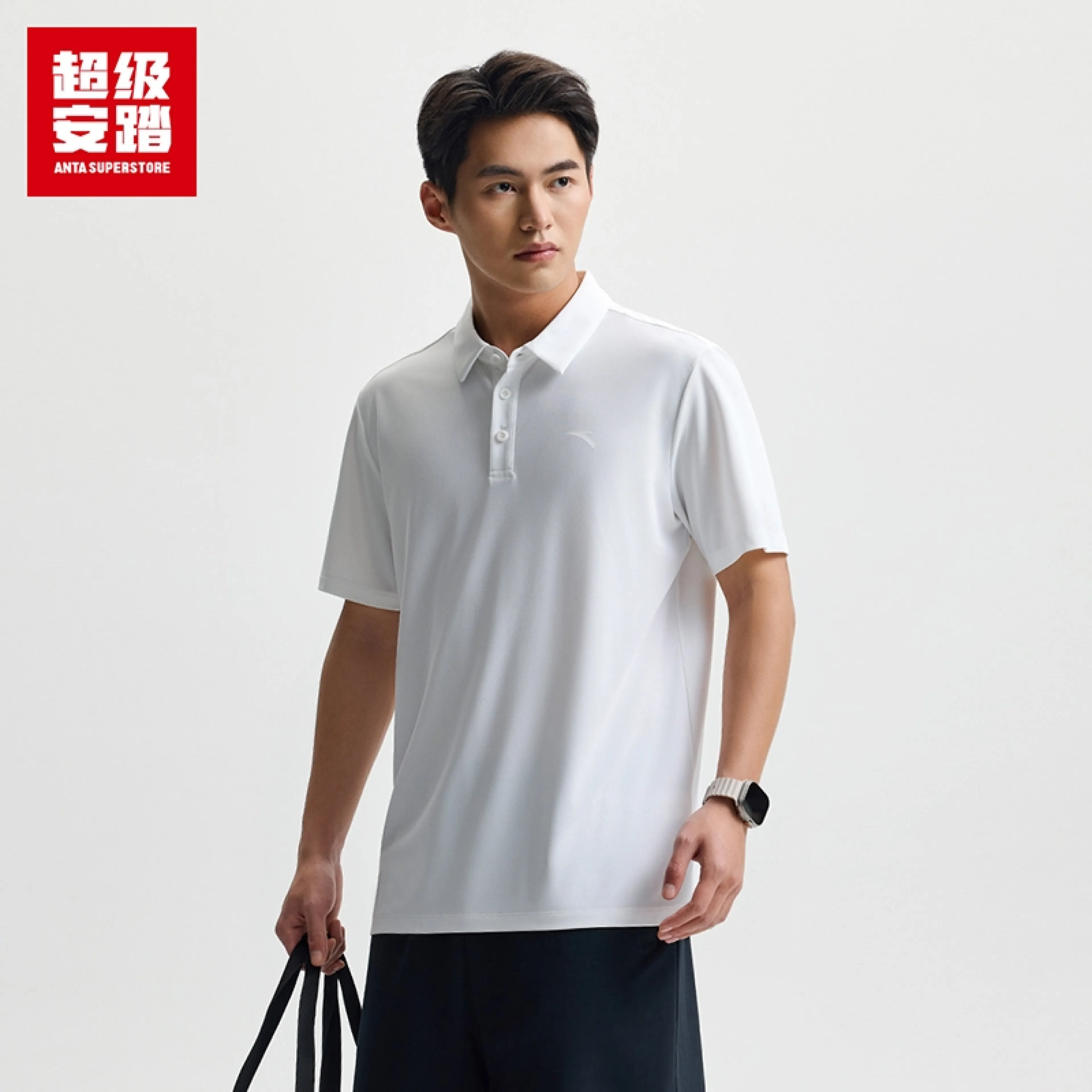 ANTA Men Polo Shirts Dry Fast Breathable Tops 1525B7187AU Official Store
