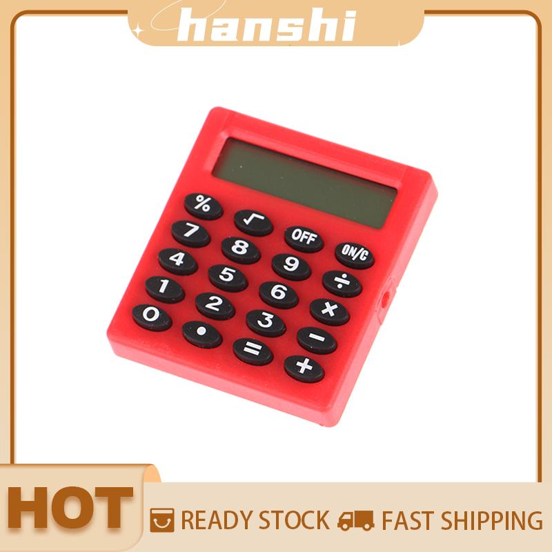 hanshi [2023 new HOT FASHION] Cá nhân mini kẹo màu trường văn phòng điện tử máy tính sáng tạo Pocket Boutique văn phòng phẩm Máy tính vuông nhỏ - 4
