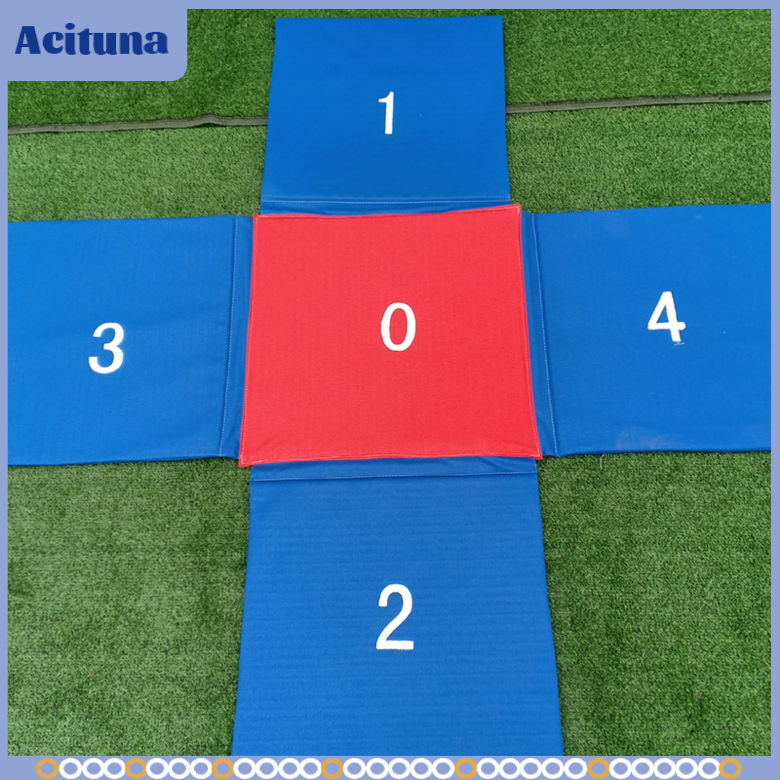 Acituna Printed Numbers Numbered Jump Mat Joint Protection Cross Mat Non-Slip Exercise Gear Noise Reduction for Jumping Games ราคา 3,234 บาท*ส่งฟรี