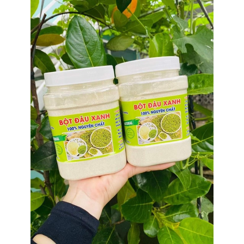 Bột đậu xanh rang xay nguyên chất nhà làm_ hũ 500g
