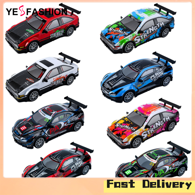 Broadfashion new！2.4G RC Car With Light 4WD Rechargeable Remote Control Drift Cars Model Toys For Boys Girls Birthday Gifts ราคา 453 บาท*ส่งฟรี