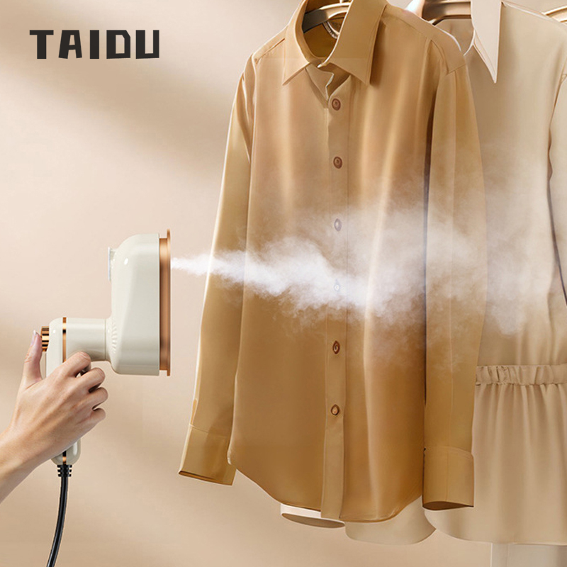 TAIDU Mini portable electric iron for business trips and travels, small household flat ironing machine for wet and dry use ราคา 285 บาท*ส่งฟรี