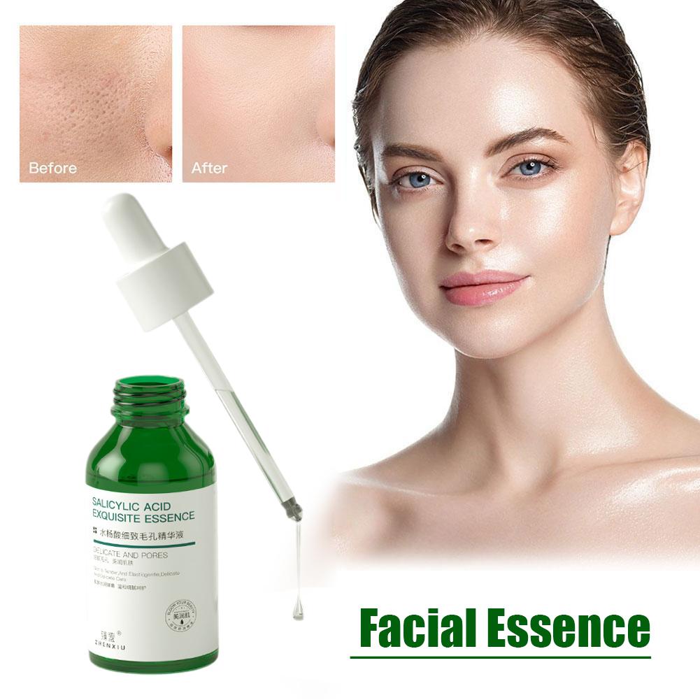 Salicylic Acid Pore Shrinking Essence Fading Acne Mark Acne Blackhead Removing Essence 30ml